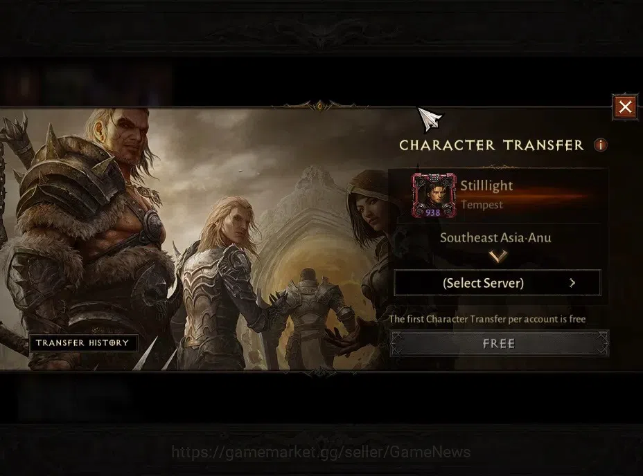Diablo Immortal Accounts High-End SEA-Anu|CS ON|Lv60(938)|Tempest|CR 2k|Reso 600|Paragon Maledictor|INFERNO VII|3 12