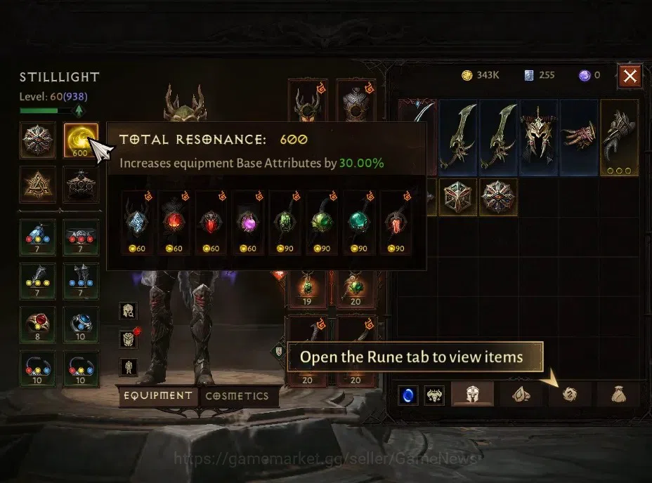 Diablo Immortal Accounts High-End SEA-Anu|CS ON|Lv60(938)|Tempest|CR 2k|Reso 600|Paragon Maledictor|INFERNO VII|3 3