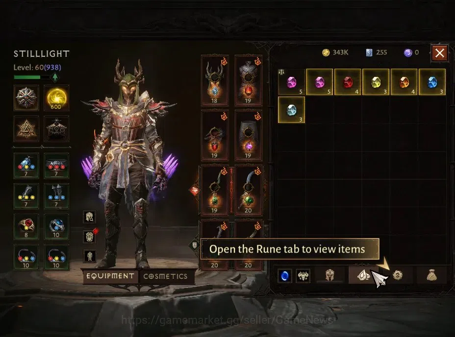 Diablo Immortal Accounts High-End SEA-Anu|CS ON|Lv60(938)|Tempest|CR 2k|Reso 600|Paragon Maledictor|INFERNO VII|3 4