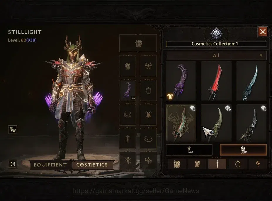 Diablo Immortal Accounts High-End SEA-Anu|CS ON|Lv60(938)|Tempest|CR 2k|Reso 600|Paragon Maledictor|INFERNO VII|3 6