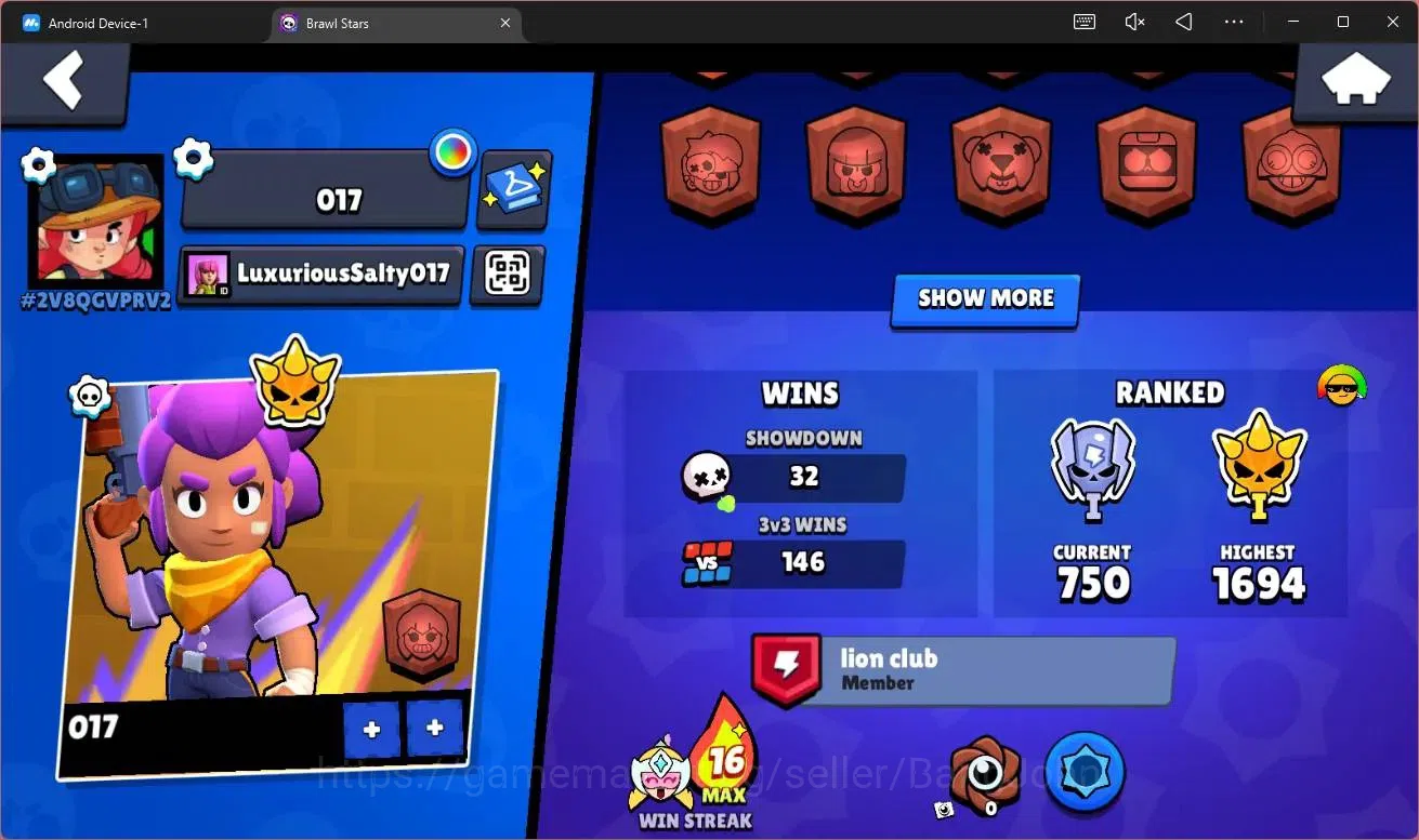 Brawl Stars Accounts Global |2851 Trophy|29 Brawler|1 Hypercharge (Shel image 3