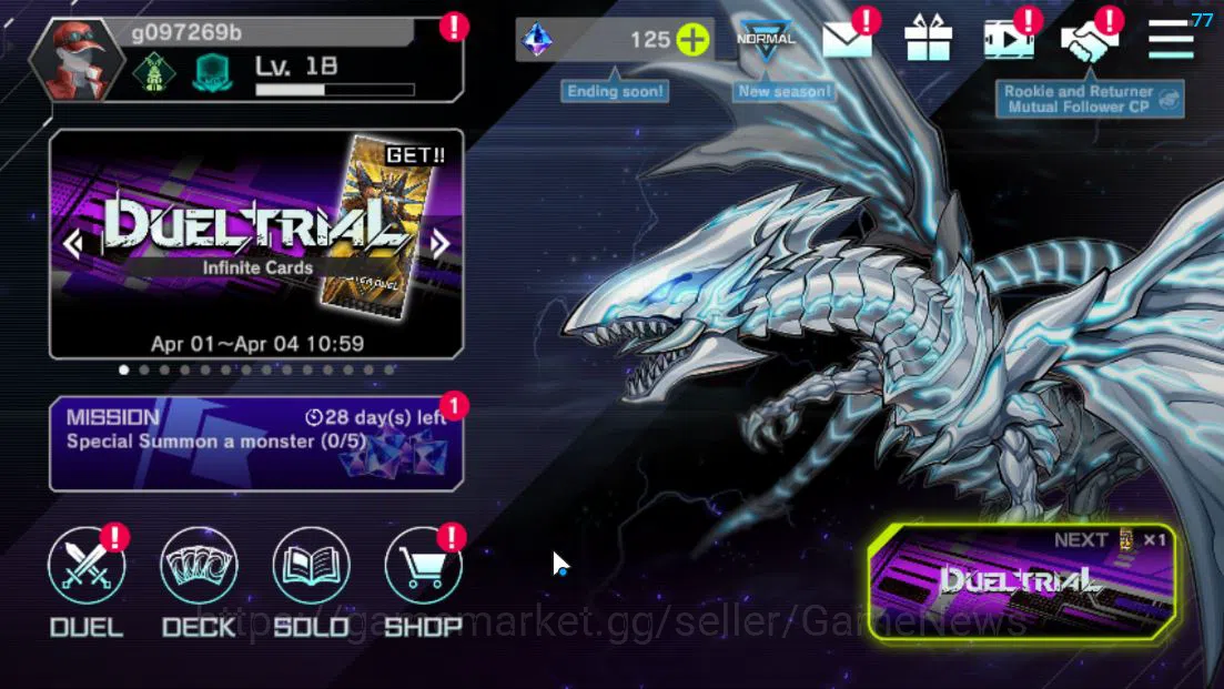 Yu-Gi-Oh! Master Duel Mid-Level Lv 18 | 20 Deck |VSK9,Sky Striker,Radiant Typhoon, image 1