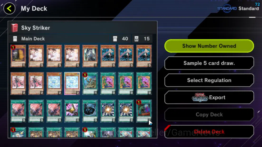 Yu-Gi-Oh! Master Duel Accounts Mid-Level Lv 18 | 20 Deck |VSK9,Sky Striker,Radiant Typhoon,Dracotail,Yummys,Time 10