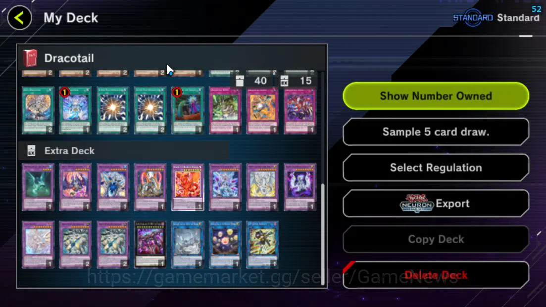 Yu-Gi-Oh! Master Duel Accounts Mid-Level Lv 18 | 20 Deck |VSK9,Sky Striker,Radiant Typhoon,Dracotail,Yummys,Time 7