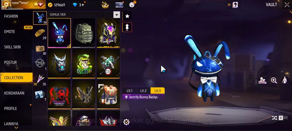Free Fire Accounts Indonesia| M1887 Mamba GNAW |M1014 Green Flame Dra image 4