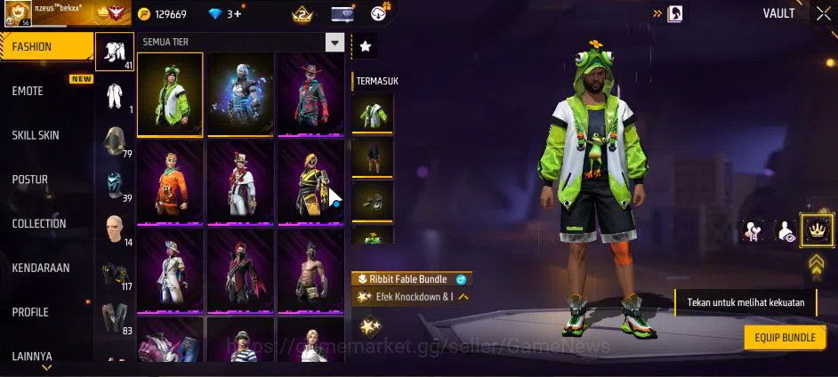 Free Fire Accounts Indonesia| M1887 Mamba GNAW |M1014 Green Flame Dra image 6