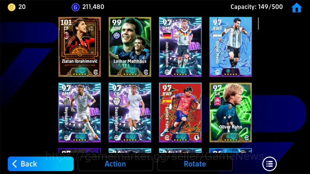 eFootball Accounts Android|Bigtime Ibrahimovic,Epic Lothar Matthaus,O image 5