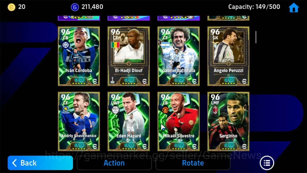 eFootball Accounts Android|Bigtime Ibrahimovic,Epic Lothar Matthaus,O image 7