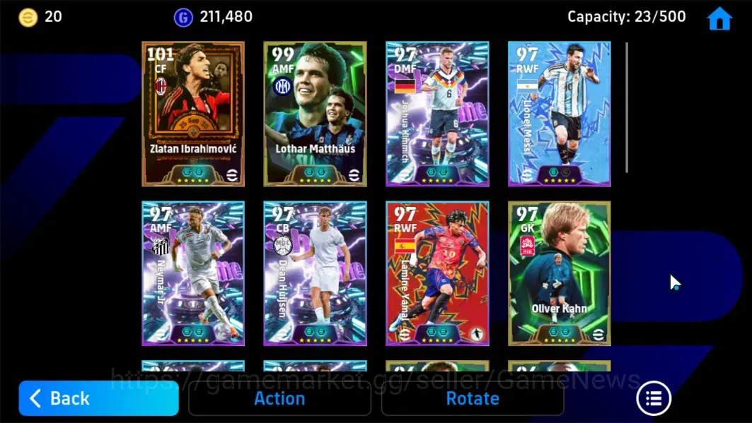 eFootball Accounts Android|Bigtime Ibrahimovic,Epic Lothar Matthaus,O image 8