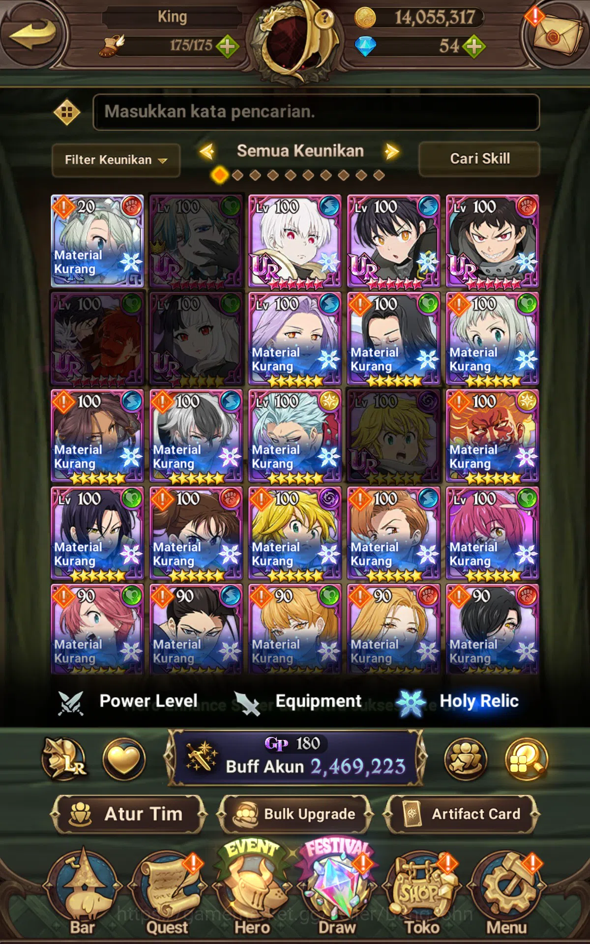 The Seven Deadly Sins: Grand Cross Accounts ASIA|2.4M CC|1LR Elizabeth,Full collab Fire force& image 11