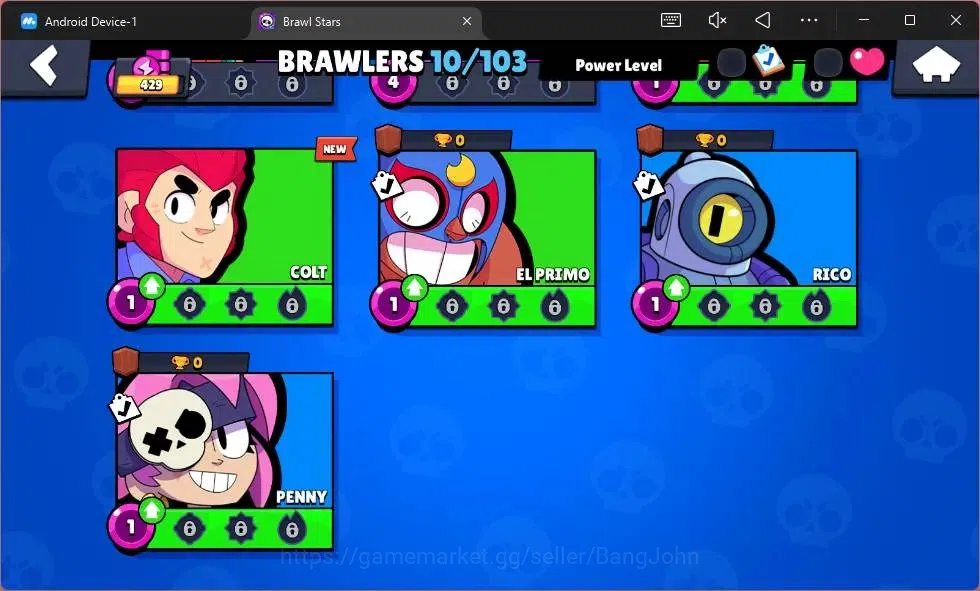 Brawl Stars Accounts Global | 429 Thropy | 10 Brawler|1 Max Hypercharge image 3