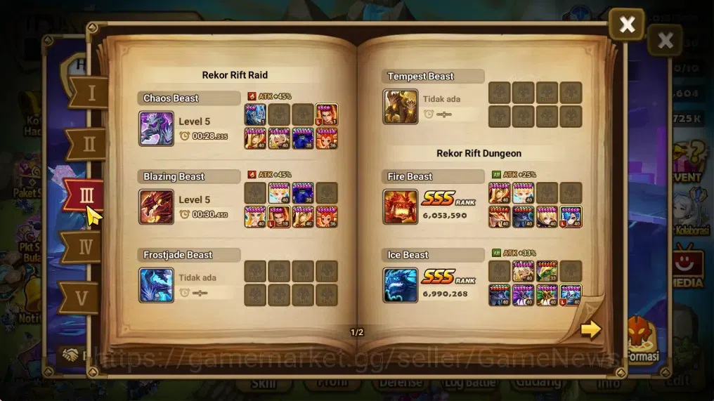 Summoners War: Sky Arena Accounts End-Game ASIA Lv100|3 LD(51LV3R,Beelzebub,Jaara)+78Total NB5,139 6*Monsters|Solor5 5