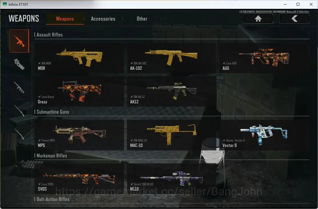 Arena Breakout Accounts High-End Mobile | LV 30 | SV 23.8 M | CV 22.7 M | ET USAS-12, Forest MP5, Abomi. Vector 9, GM AK-12 8
