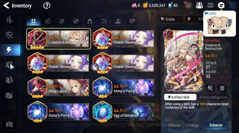 Epic Seven Accounts GLOBAL Unverif|New Era|2 ML(Rhiana&Luciel,Straze)+ image 15