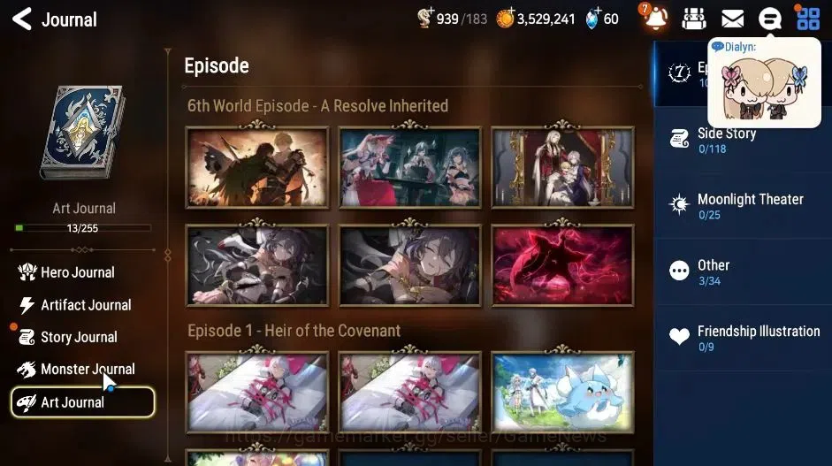 Epic Seven Accounts GLOBAL Unverif|New Era|2 ML(Rhiana&Luciel,Straze)+ image 9
