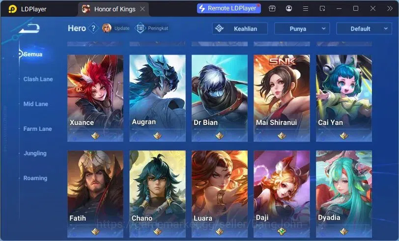Honor of Kings Accounts Global Hero74 Skin47 |Legend LadySun+Angela|LOM Gu image 10