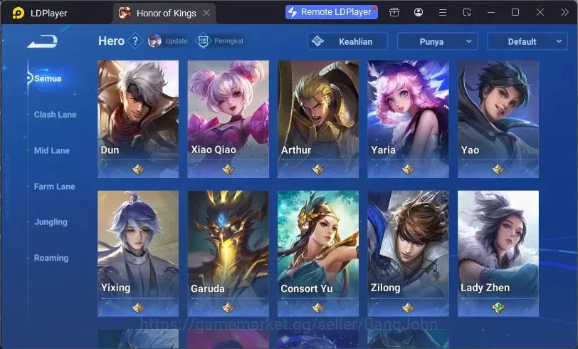 Honor of Kings Accounts Global Hero74 Skin47 |Legend LadySun+Angela|LOM Gu image 5