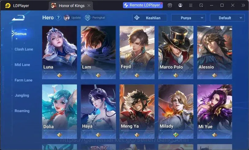 Honor of Kings Accounts Global Hero74 Skin47 |Legend LadySun+Angela|LOM Gu image 7