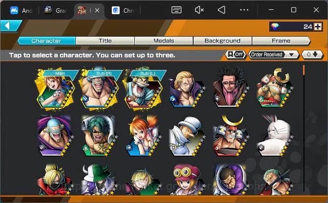 One Piece Bounty Rush Accounts Others GLOBAL| EX 5| PR 5|T5E Nusjuro,BP Kuzan,WI Trafalgar Law,BMO Kaido,MWD Luffy,etc|More 3