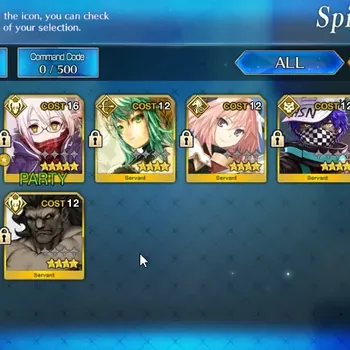 Fate-Grand Order Accounts NA Starter Fuyuki Lv 1|2 SSR Servant Melusine & Myst Heroine X (Alter)|42 Golden Apple|Birthday