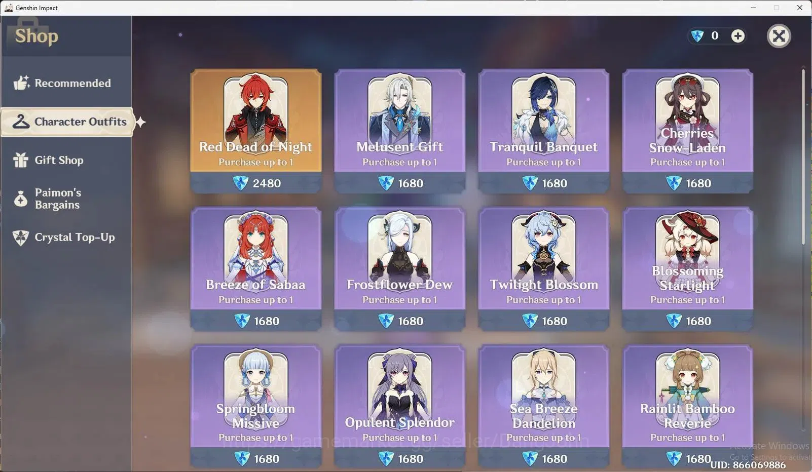 Genshin Impact Accounts ASIA | AR 15 |2 Limited + 3 Standar |[Raiden Shogu image 3