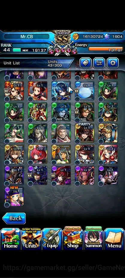 Grand Summoners Accounts Global|Rank 44|7 Asc+ 1 TW|Inumuta+TW,2x S Miyu,Ch image 7