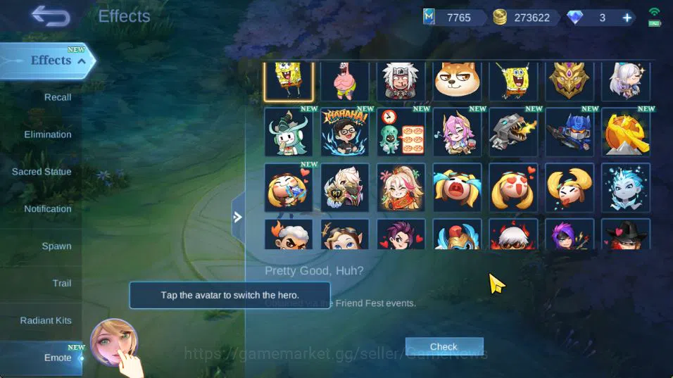 Mobile Legends: Bang Bang Accounts Hero 132|Skin 332|High Immo 107|CC[YSS,Nata],LBox[ image 13