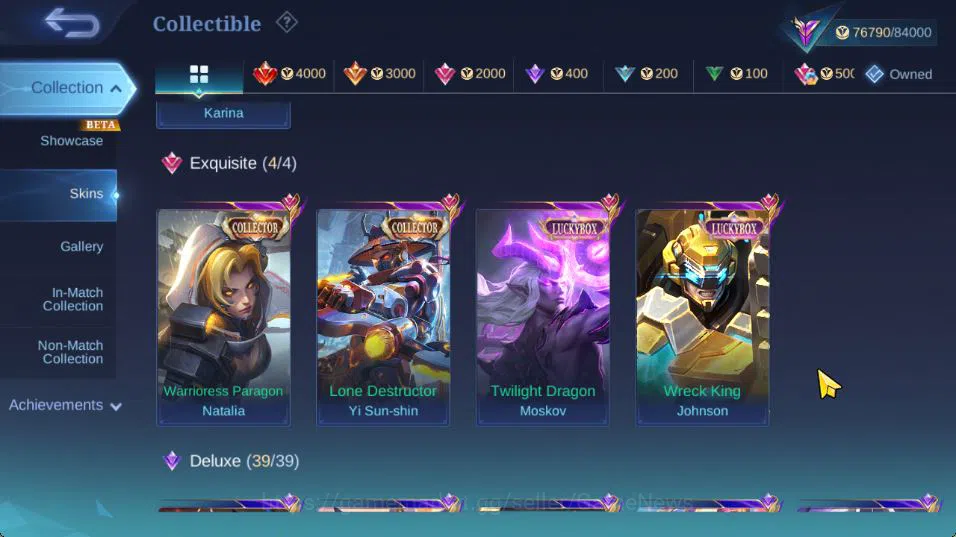 Mobile Legends: Bang Bang Accounts Hero 132|Skin 332|High Immo 107|CC[YSS,Nata],LBox[ image 15