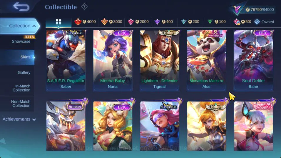 Mobile Legends: Bang Bang Accounts Hero 132|Skin 332|High Immo 107|CC[YSS,Nata],LBox[ image 16