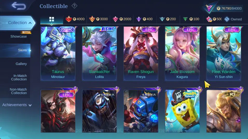 Mobile Legends: Bang Bang Accounts Hero 132|Skin 332|High Immo 107|CC[YSS,Nata],LBox[ image 17