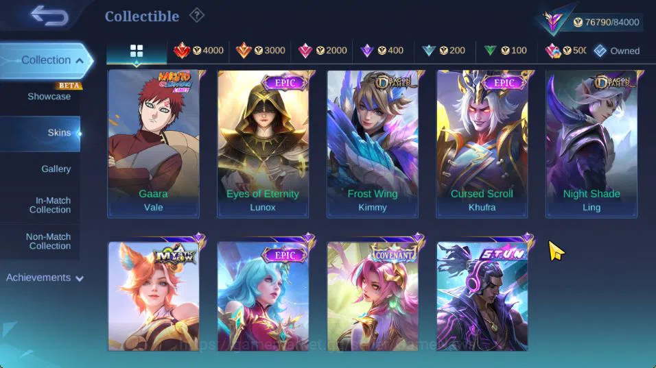 Mobile Legends: Bang Bang Accounts Hero 132|Skin 332|High Immo 107|CC[YSS,Nata],LBox[ image 19