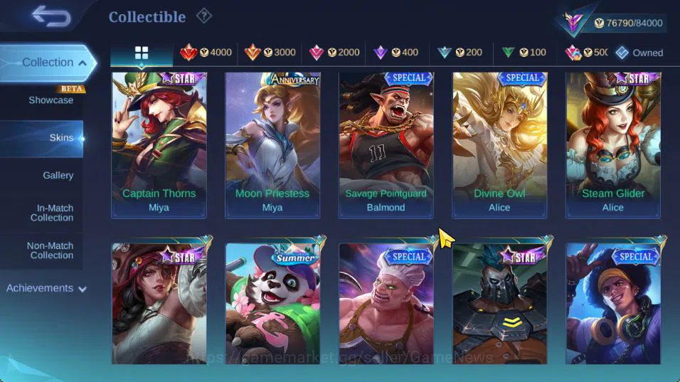 Mobile Legends: Bang Bang Accounts Hero 132|Skin 332|High Immo 107|CC[YSS,Nata],LBox[ image 20