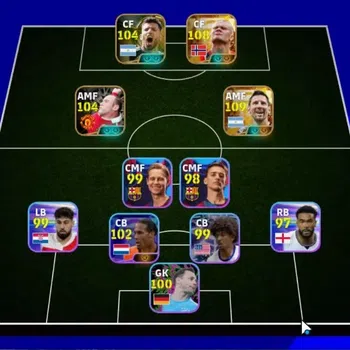 eFootball Accounts Legends & Iconic Players Android|Big Time Lionel Messi,Erling Haaland|Epic Wayne Rooney,Sergio