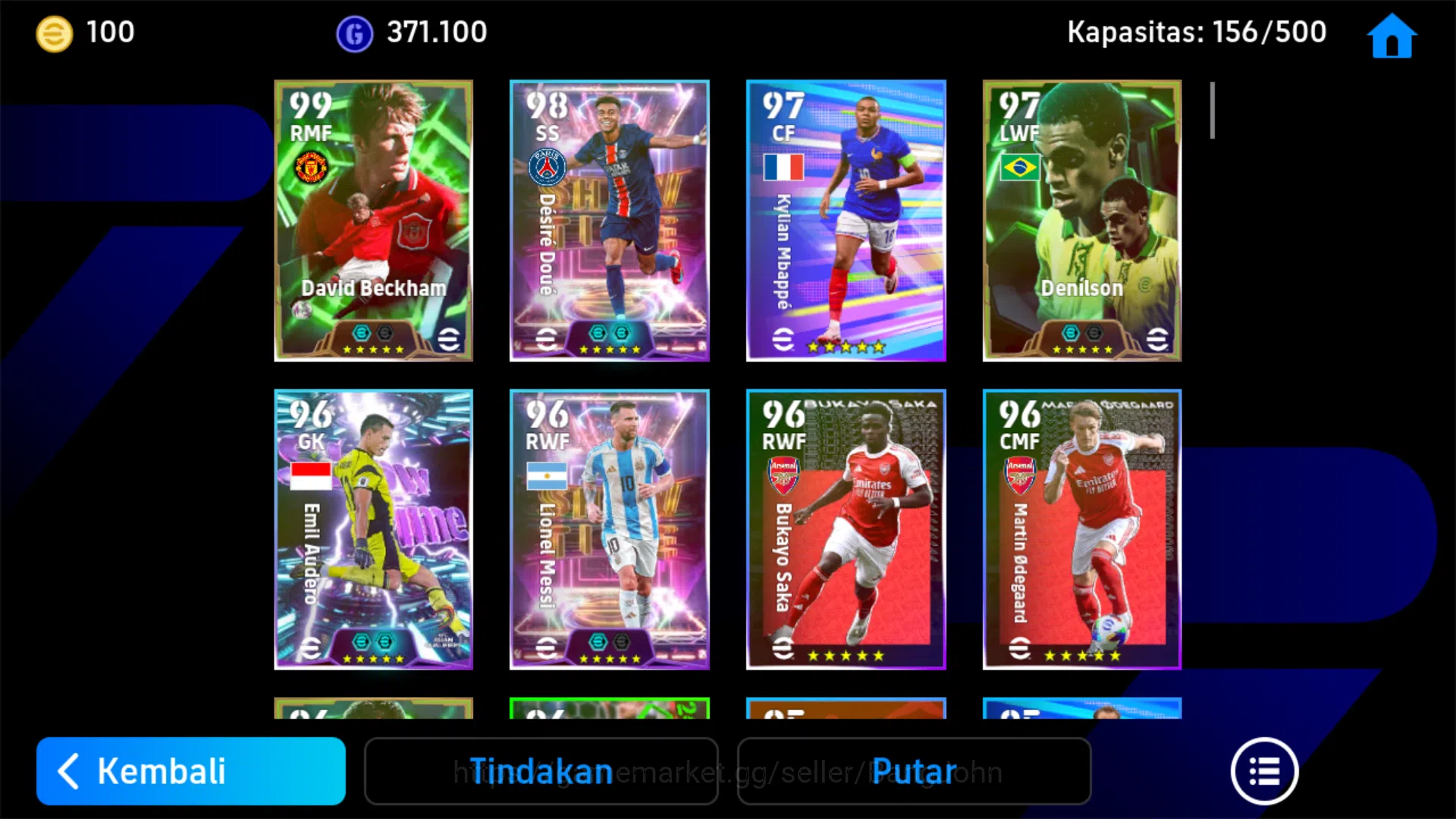 eFootball Accounts Power 3080 | David Beckham Epic | Desire Doue Show image 4