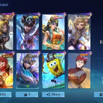 Mobile Legends: Bang Bang Accounts Collector Global|117H 214S|Expert|Collector Natalia|Saint Seiya Badang|Create