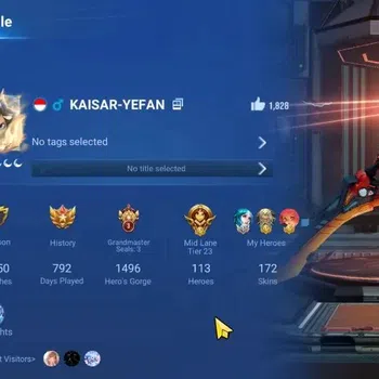 Honor of Kings Accounts Rare Skin Global|113H 172S|Legend: Kaizer,Yao,Consoert Yu|KIC: Luna|LNY:Angela,DaQiao|Fox:Arli|GM