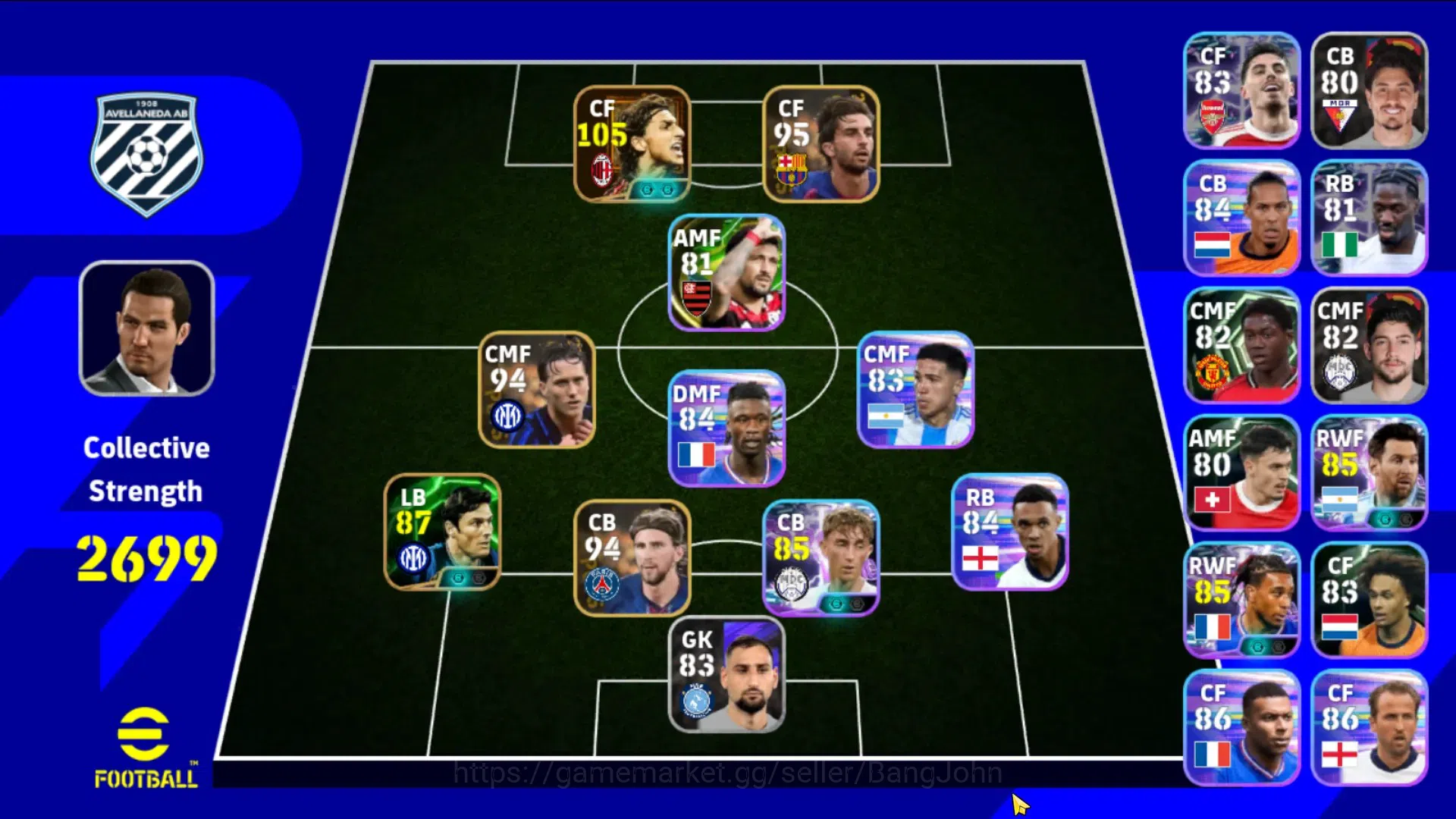 eFootball Accounts ANDROID | PW 2699 | Ibrahimovic BigTime,Dean Huijs image 4
