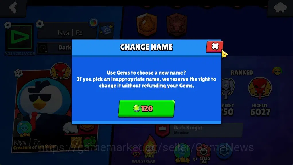 Brawl Stars Accounts 62514 Trophy|102Brawlers 19Max|UL Kaze&Sirius|10k 5
