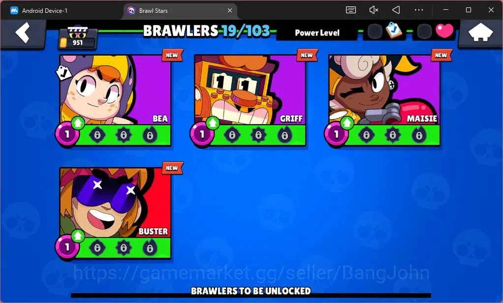 Brawl Stars Accounts Global |951 Trophy|19 Brawler|3 Lv11 (EL Primo,Edg image 8