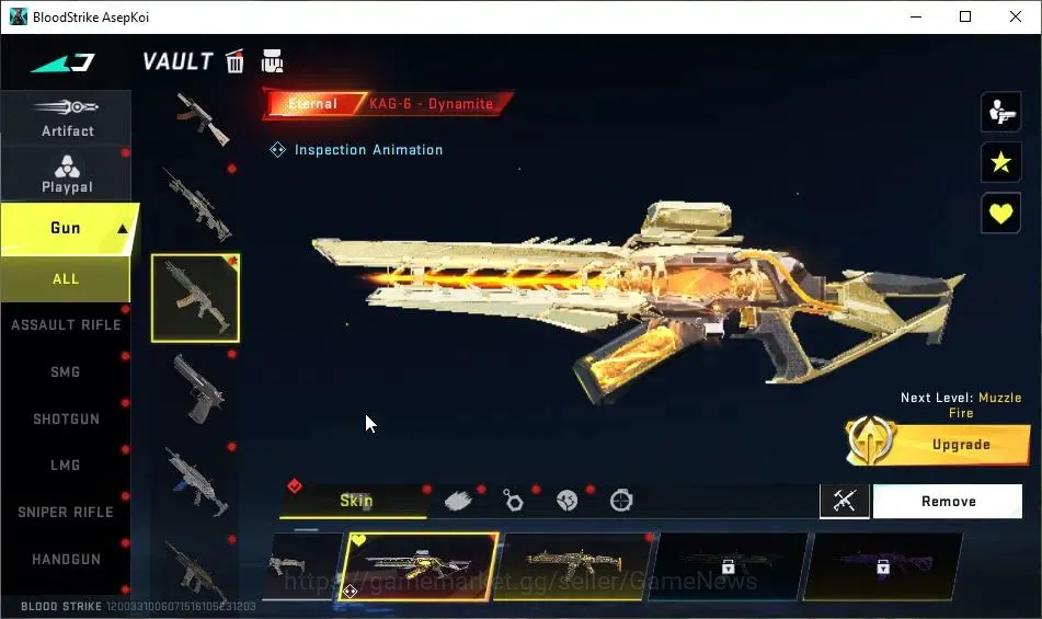 Blood Strike Accounts ASIA|3 ETERNAL[KAG-6-Dynamite Lv2,DEagle-Scorpius, image 10