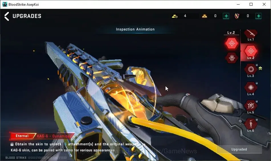 Blood Strike Accounts ASIA|3 ETERNAL[KAG-6-Dynamite Lv2,DEagle-Scorpius, image 11