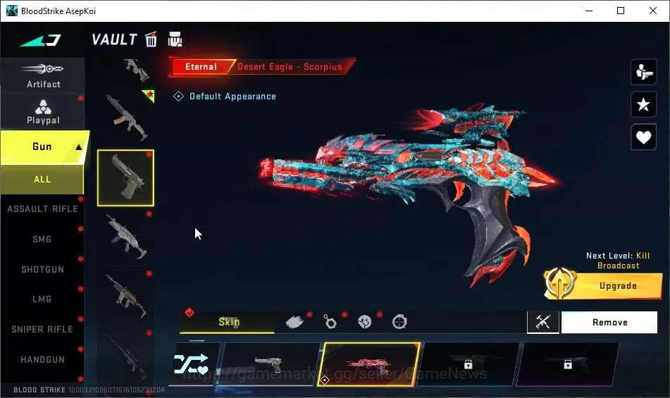 Blood Strike Accounts ASIA|3 ETERNAL[KAG-6-Dynamite Lv2,DEagle-Scorpius, image 13