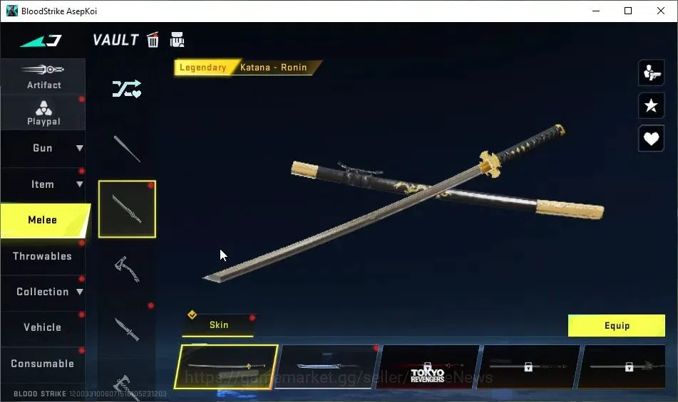 Blood Strike Accounts ASIA|3 ETERNAL[KAG-6-Dynamite Lv2,DEagle-Scorpius, image 9
