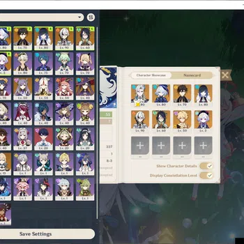 Genshin Impact End Game ASIA|AR 55|6 Limited+32(*4Character)|Neuvillate,Fu image 1