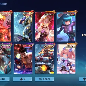 Mobile Legends: Bang Bang Accounts Others Global|138Hero|386Skin|Exalted|LEGEND Valir Saber|Aspirants Obsidia