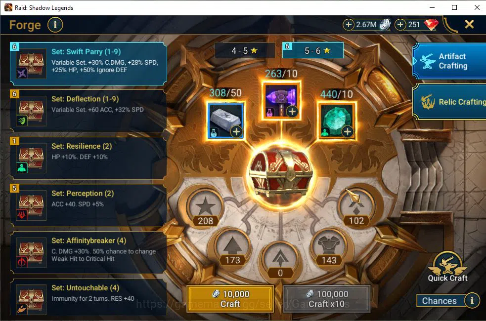 Raid: Shadow Legends Accounts Lv50 582K Power|1 Mythical (Nais)|19 Legendary (Cr image 15