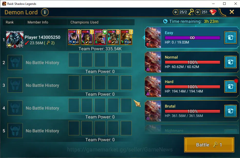 Raid: Shadow Legends Accounts Lv50 582K Power|1 Mythical (Nais)|19 Legendary (Cr image 20