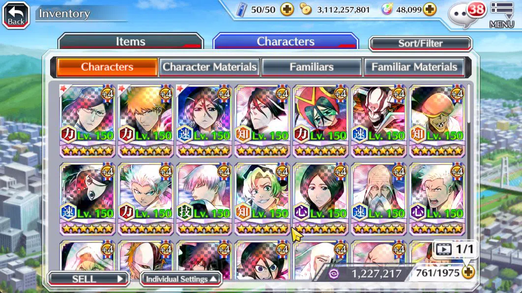 Bleach: Brave Souls Accounts Mid-Tier [GLOBAL]48K Orb|Rukia 10th Aniv,TYBW26[Uryu,Ichigo],TYBW25[NAnana,AsNodt],Byakuya 10