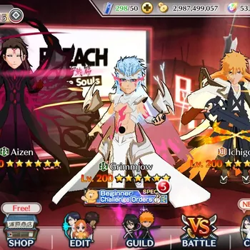 Bleach: Brave Souls Accounts High-End Global| 833K BP |53K Orb|End Game| 7K BSA+2,5K PremAccTicket | Shuhei,Ichigo TYBW26