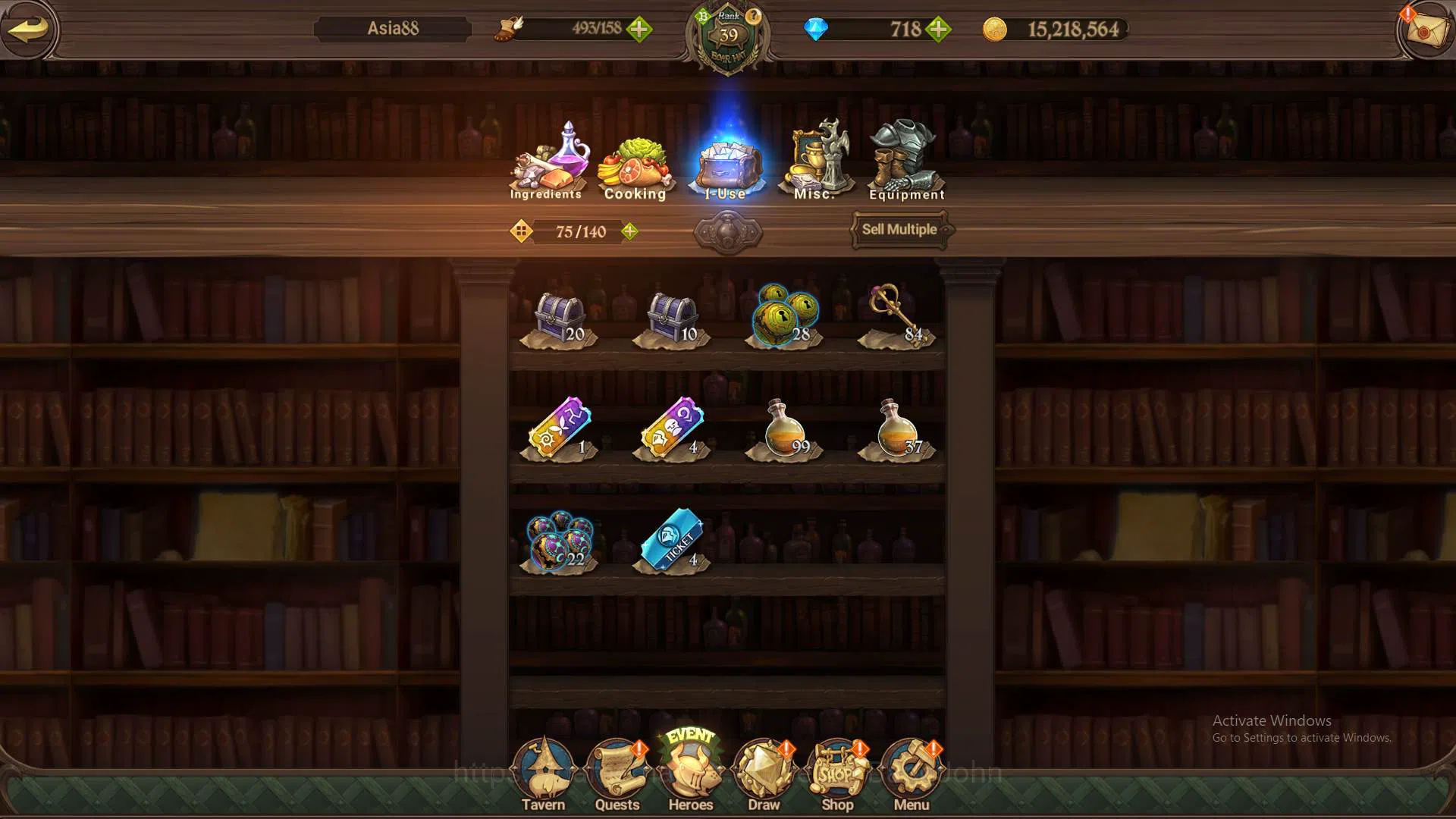 The Seven Deadly Sins: Grand Cross Accounts Others ASIA|1.8M CC|DM 718|LR Helbram 4/6|4UR Lancelot,Meresca,ODK,DKM,etc|More 10